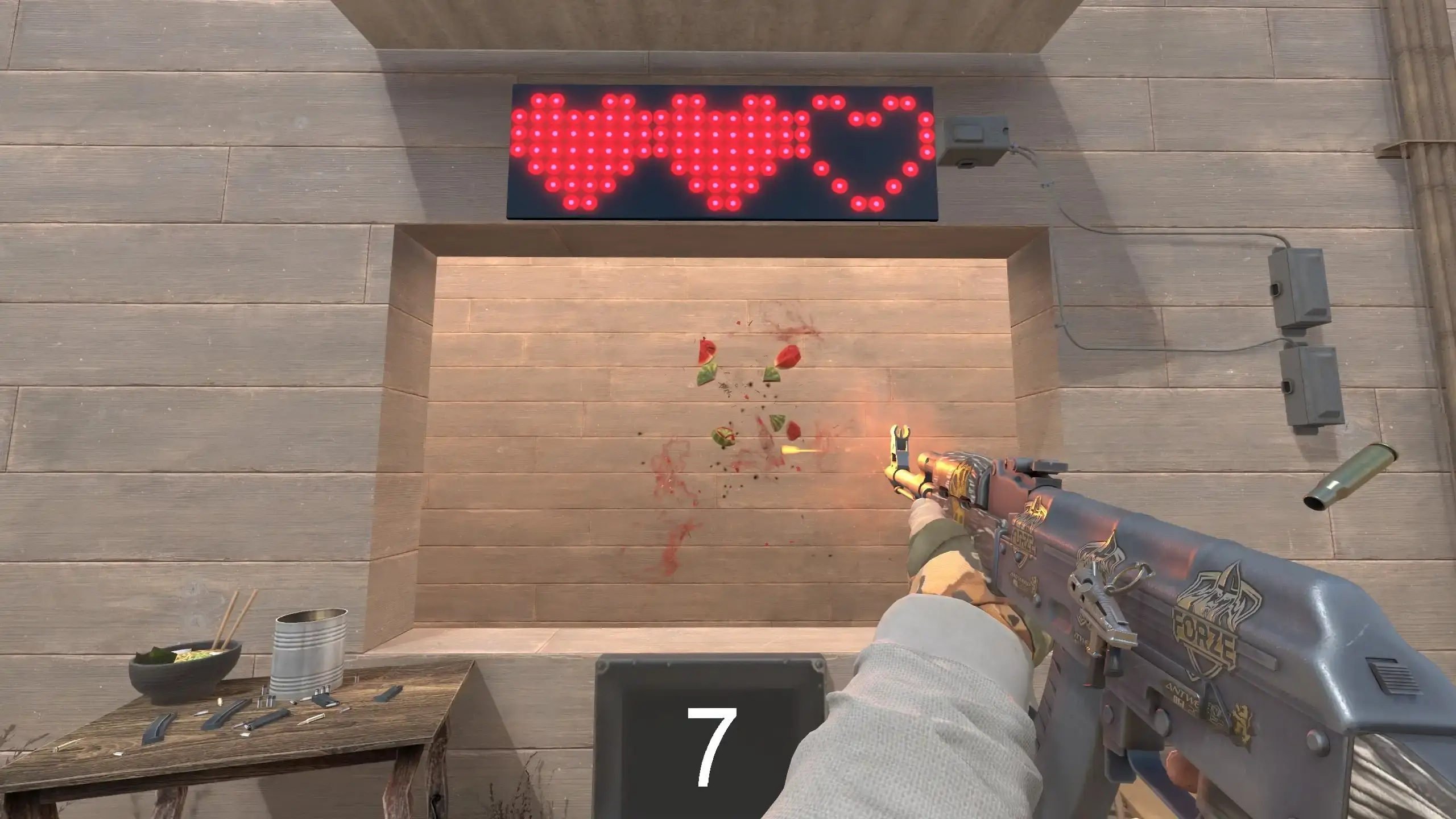 Like in Fruit Ninja. Counter-Strike 2 gets a map for practicing shooting accuracy