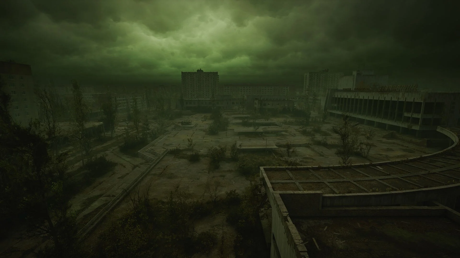 An updated screenshot of S.T.A.L.K.E.R. 2 with a view of Pripyat has appeared online