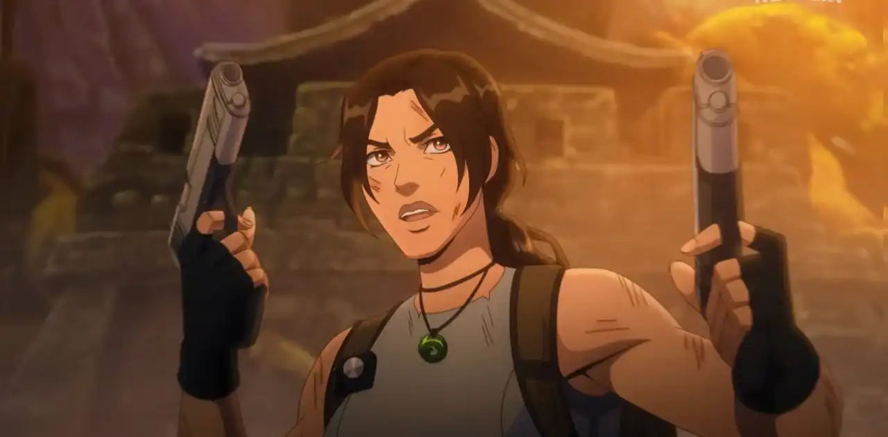 A clip from the animated series based on Lara Croft has appeared online