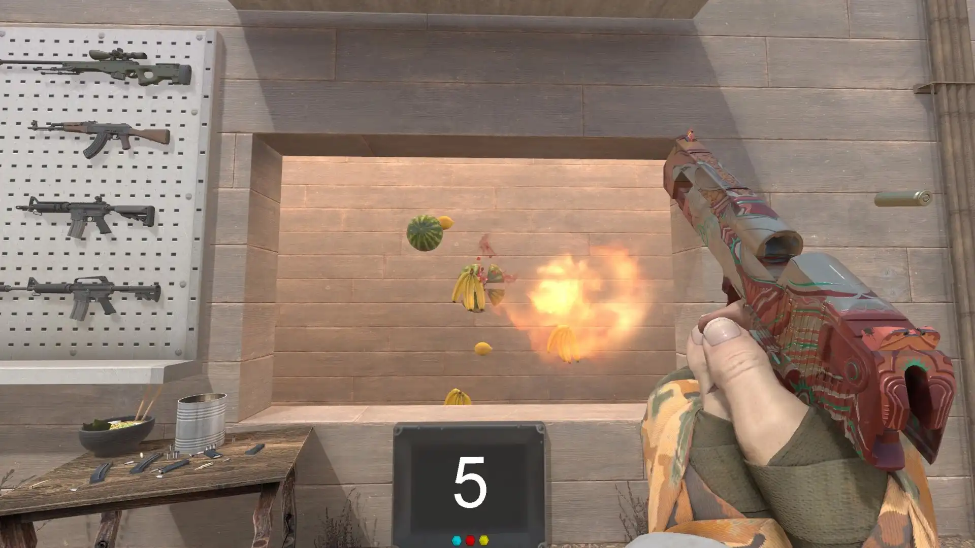 Like in Fruit Ninja. Counter-Strike 2 gets a map for practicing shooting accuracy