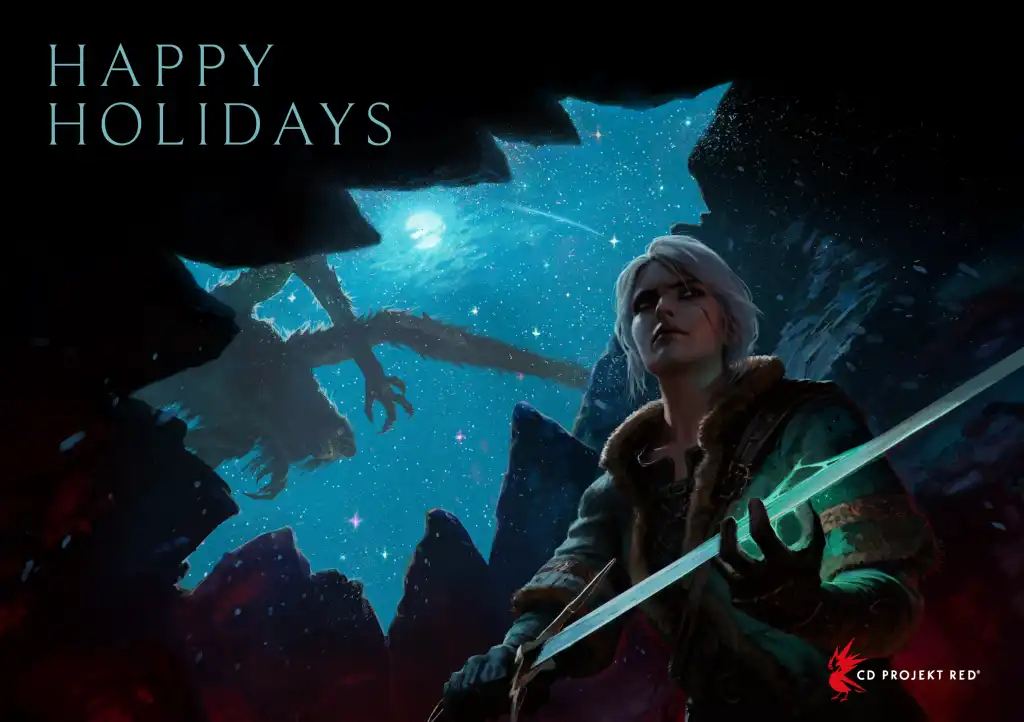 CD Projekt RED has unveiled new The Witcher IV art dedicated to the New Year holidays. Fans are once again arguing about Ciri's appearance