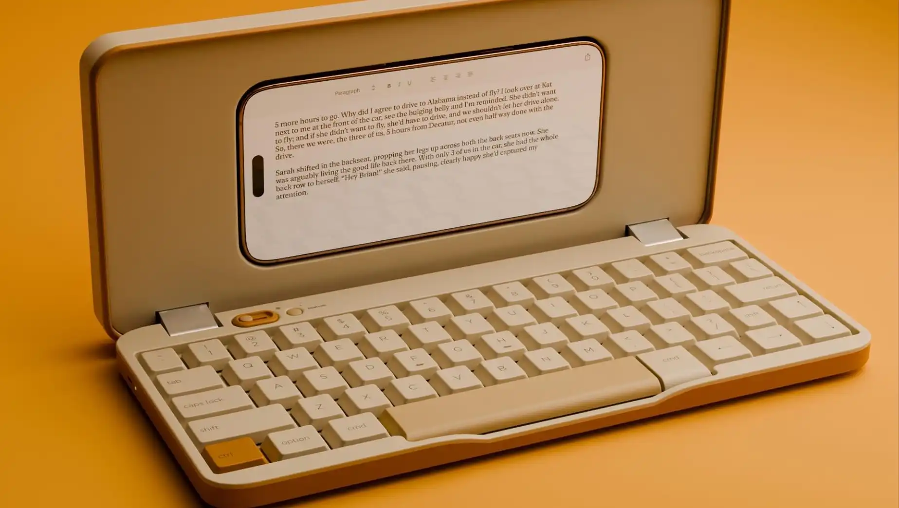 Transformer Case Turns iPhone Into Retro Typing Machine