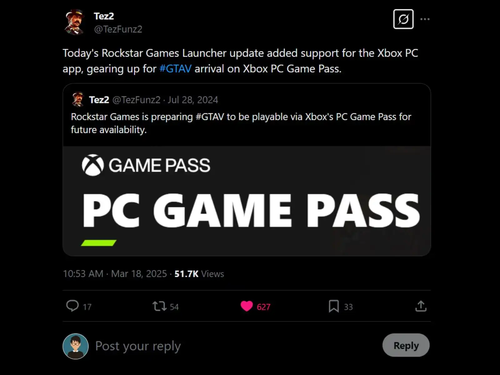 GTA 5 May Be Added to PC Game Pass Soon