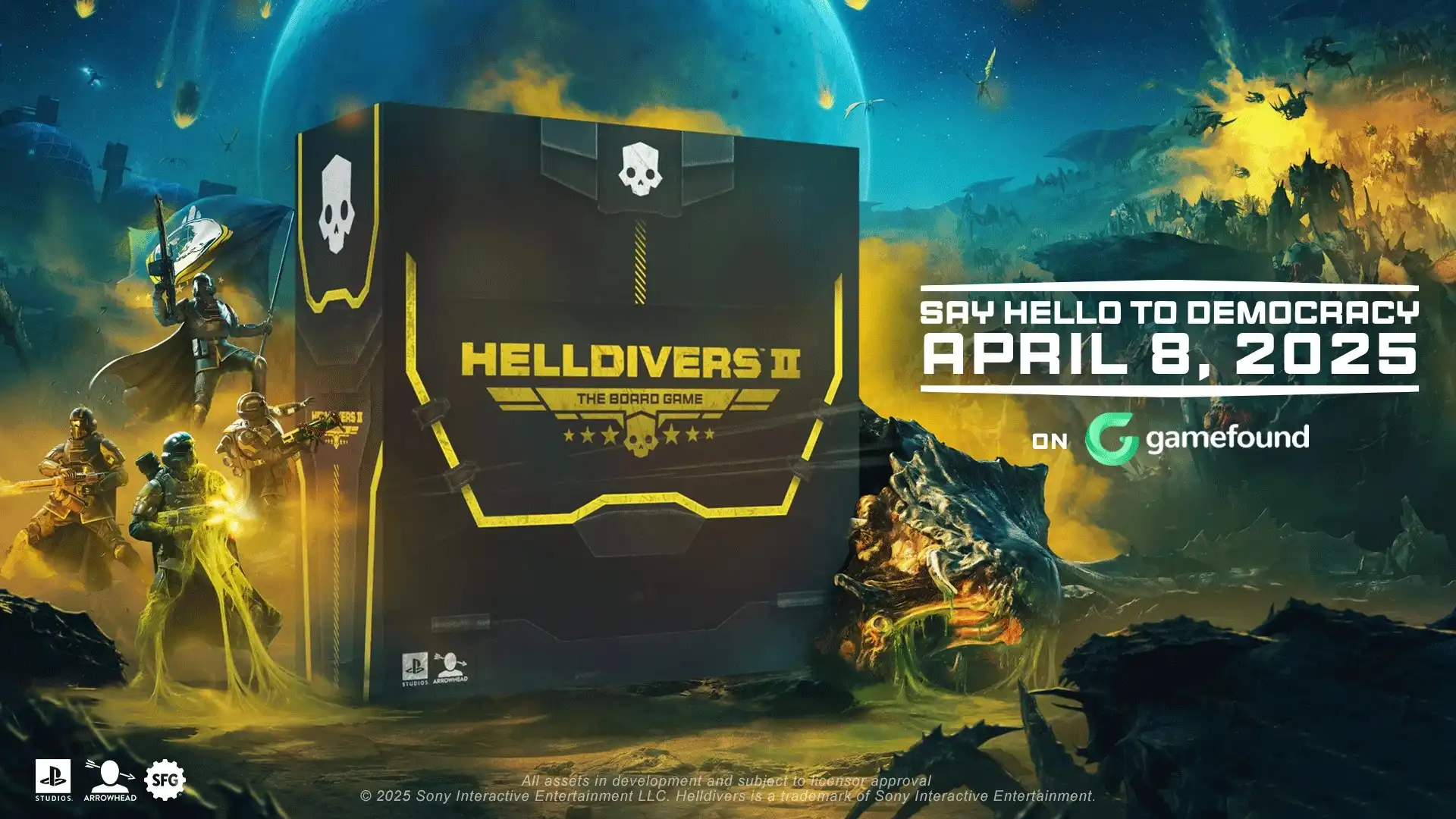 По мотивам Helldivers 2 выйдет настольная игра