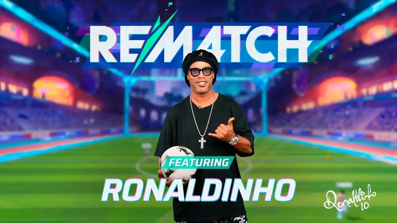 Legendary footballer Ronaldinho will become an ambassador and a game character in the football arcade game Rematch