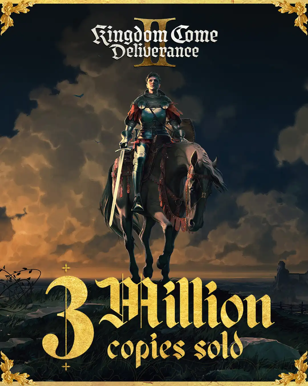 Kingdom Come: Deliverance II sales reach 3 million copies