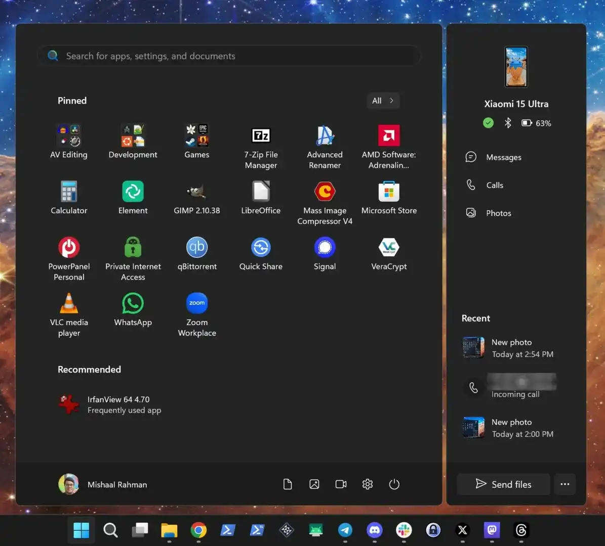 Windows 11 Updates Start Menu With Android Smartphone Integration