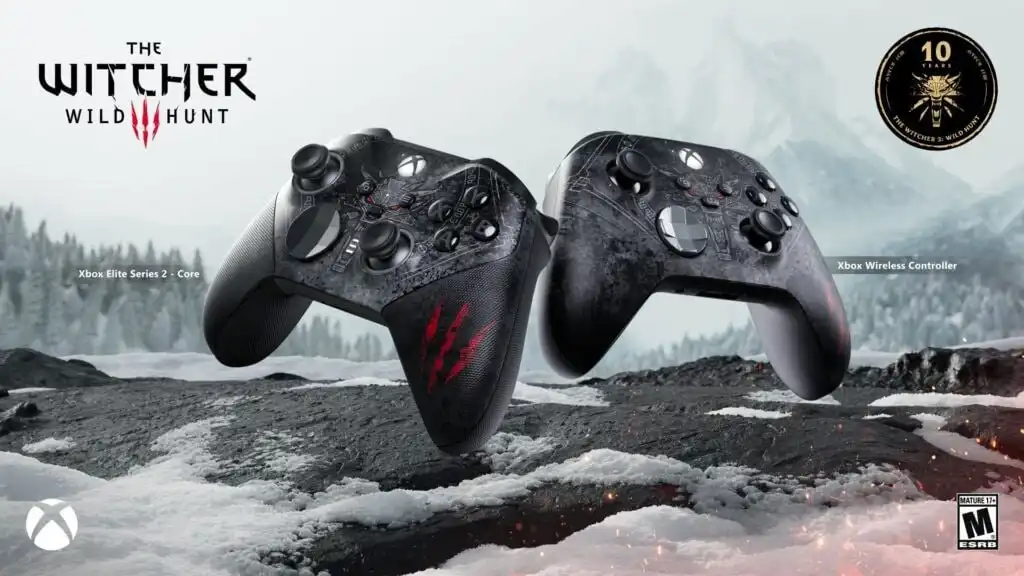Microsoft Releases Limited Edition Witcher-Themed Xbox Controllers