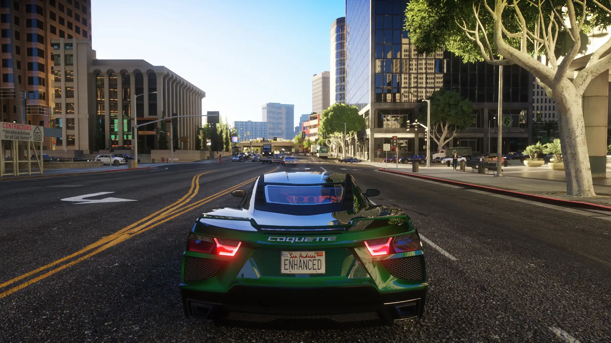 Grand Theft Auto 5 Enhanced Edition получила улучшенные режимы трассировки лучей в новом обновлении
