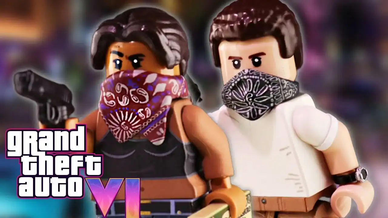 Ещё один фанат воссоздал дебютный трейлер GTA 6 в стиле LEGO с помощью 3D-моделирования