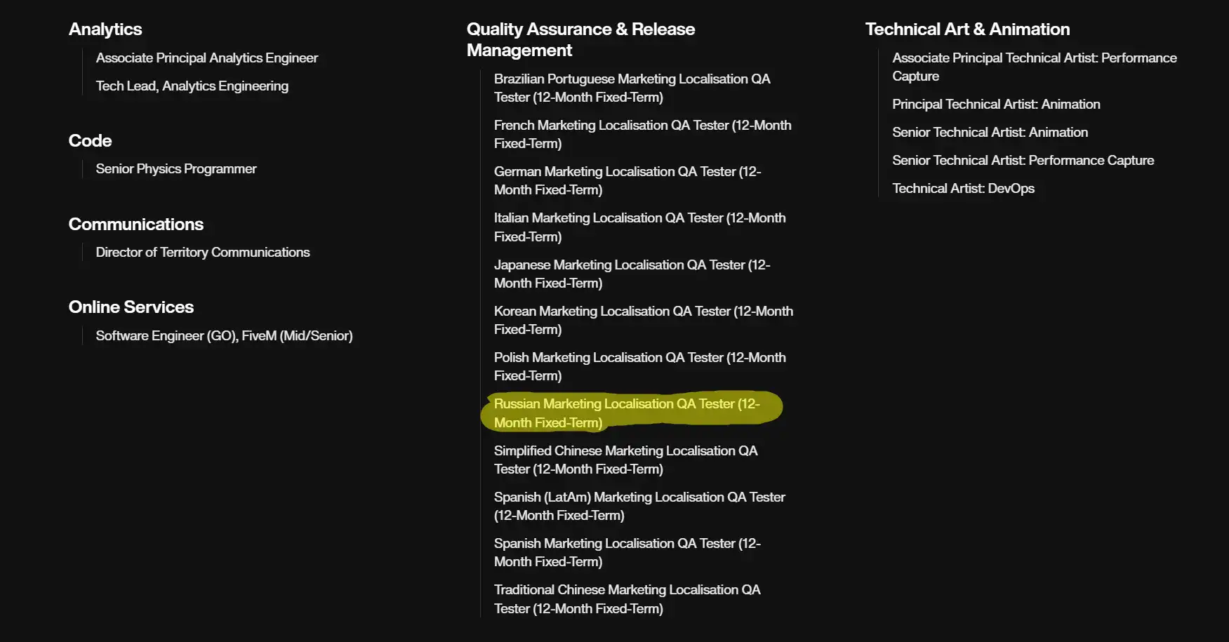 Rockstar has effectively confirmed the Russian localization of Grand Theft Auto VI via job postings