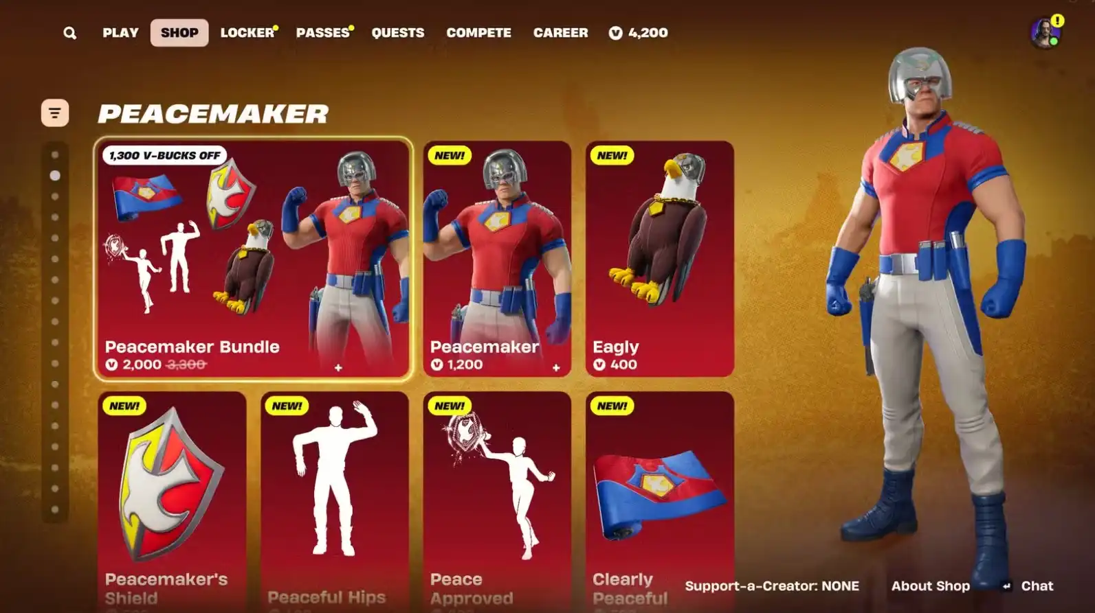 Fortnite Collaborates with the Peacemaker Series