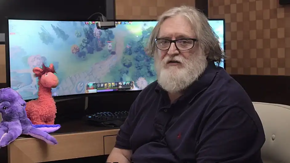 Gabe Newell admitted that he continues to play Dota 2 daily and accepts the community's toxicity as part of its energy